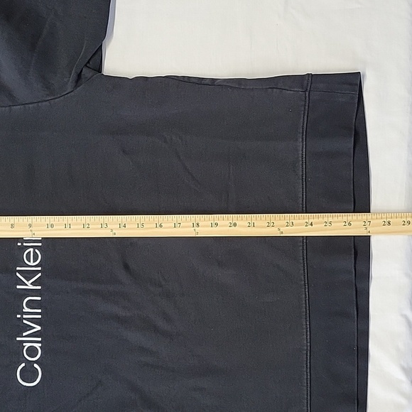 Calvin Klein Black Longsleeve Sweater Relaxed Fit Crewneck Sweatshirt Men’s L - Picture 6 of 6